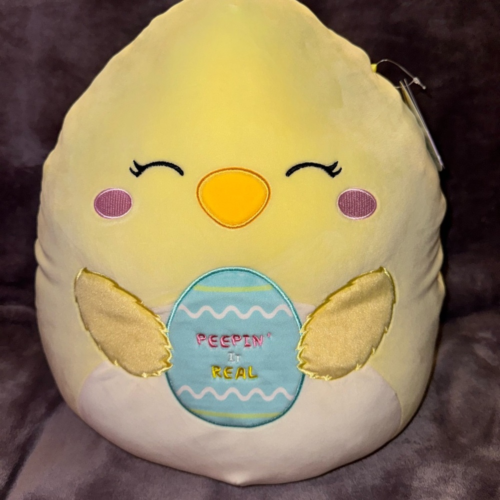 Easter Chick “Peepin’ it Real” Aimee 16 inch Squishmallow